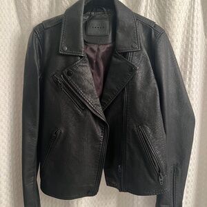 Blank NYC black leather jacket